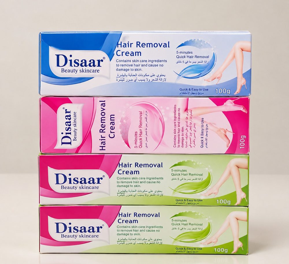 Disaar Hair Removal Cream boxes